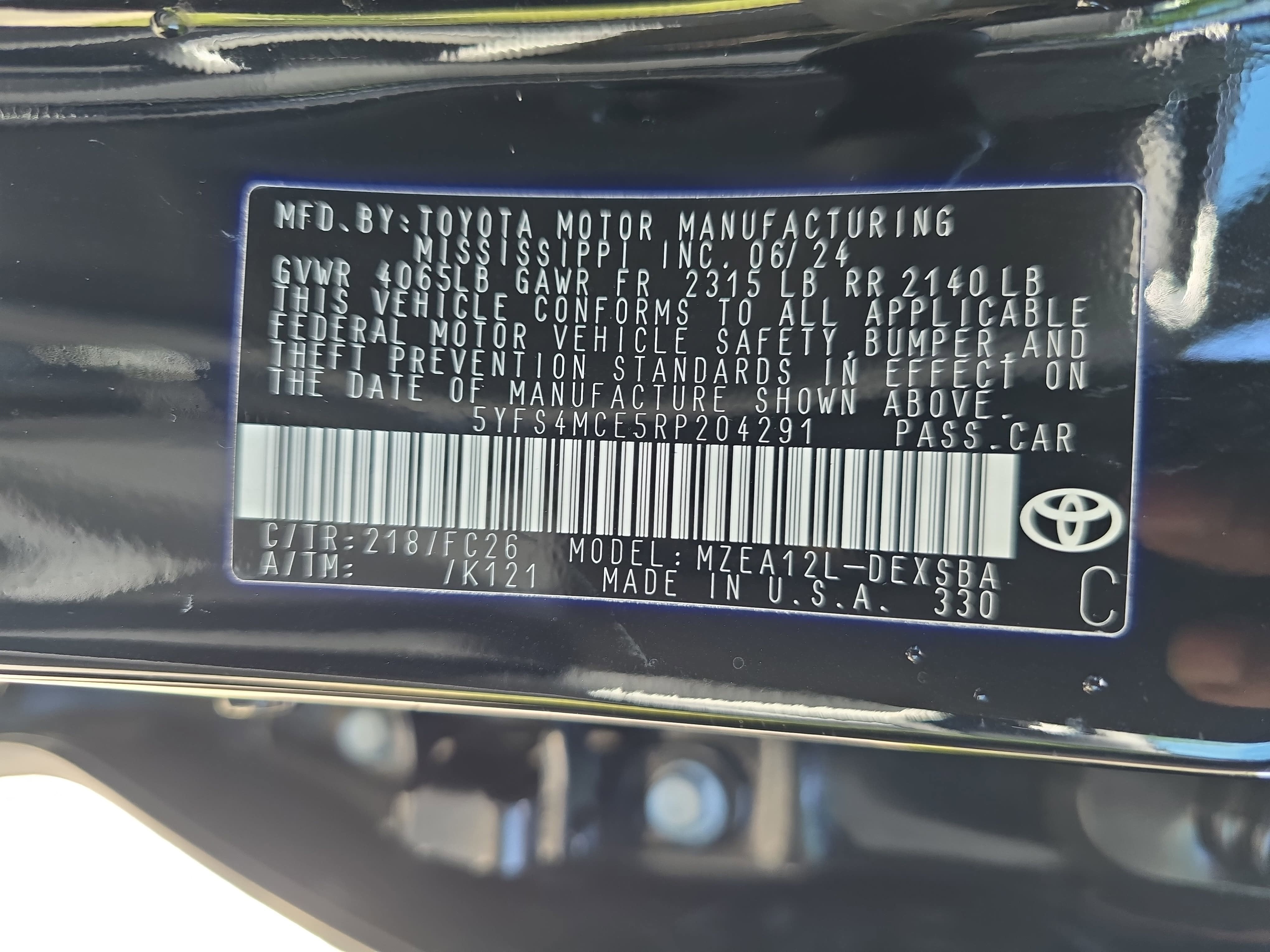 2024 Toyota Corolla SE