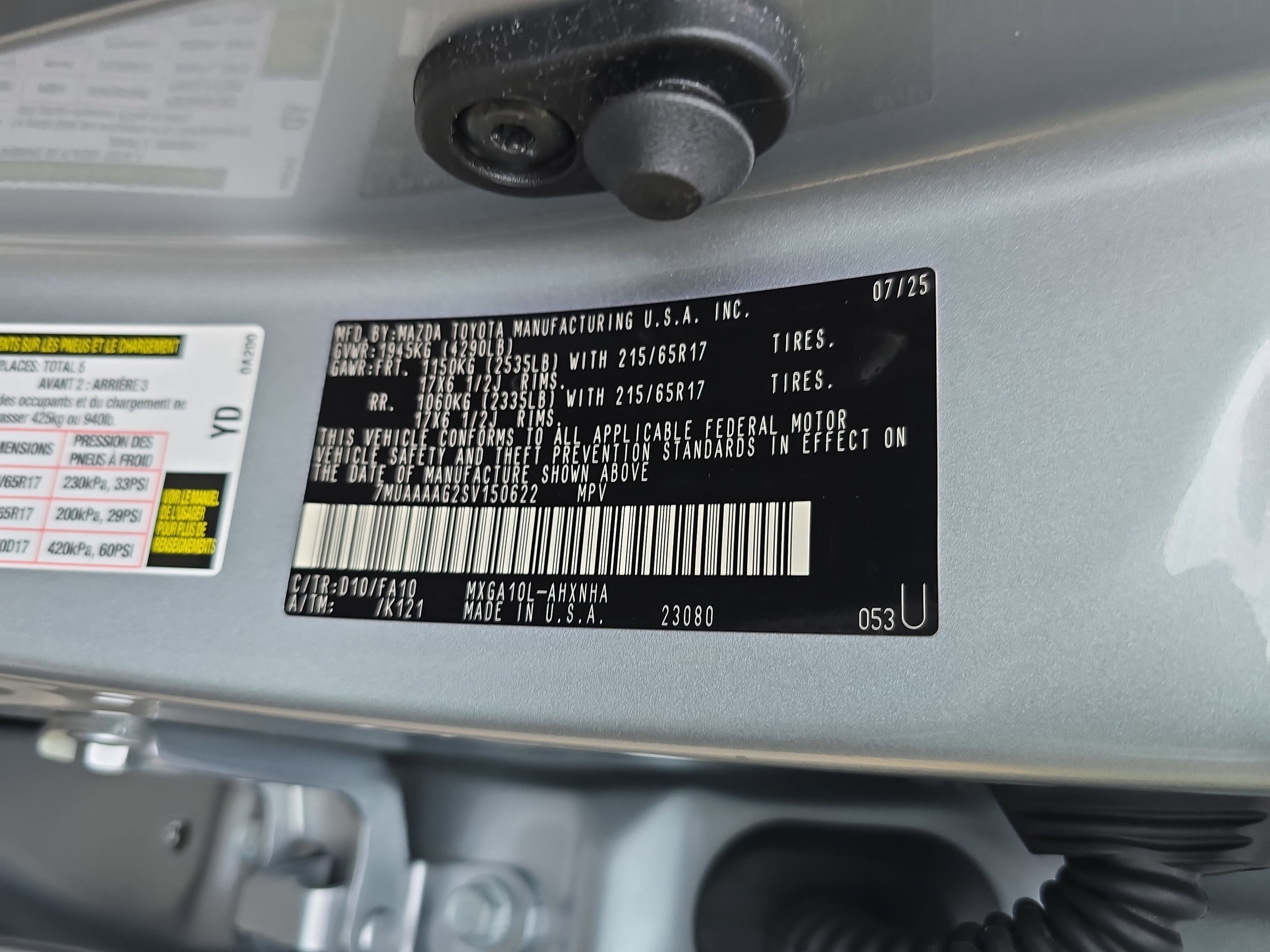 2025 Toyota Corolla Cross L