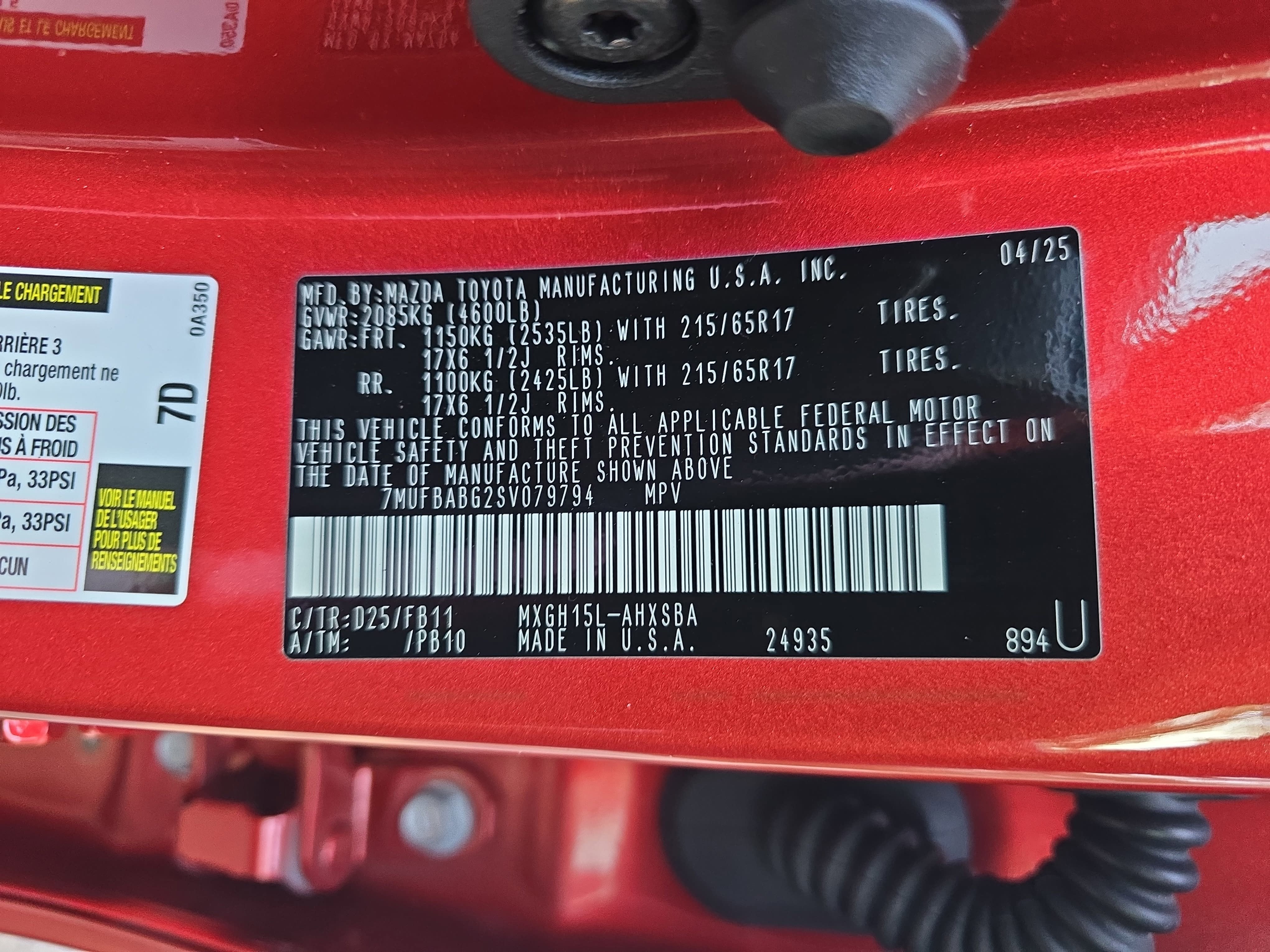 2025 Toyota Corolla Cross Hybrid SE