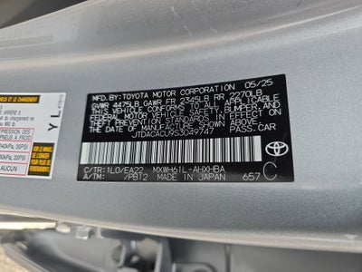 2025 Toyota Prius Plug-In Hybrid XSE Premium