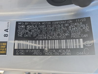 2024 Toyota Corolla Hybrid Hybrid LE