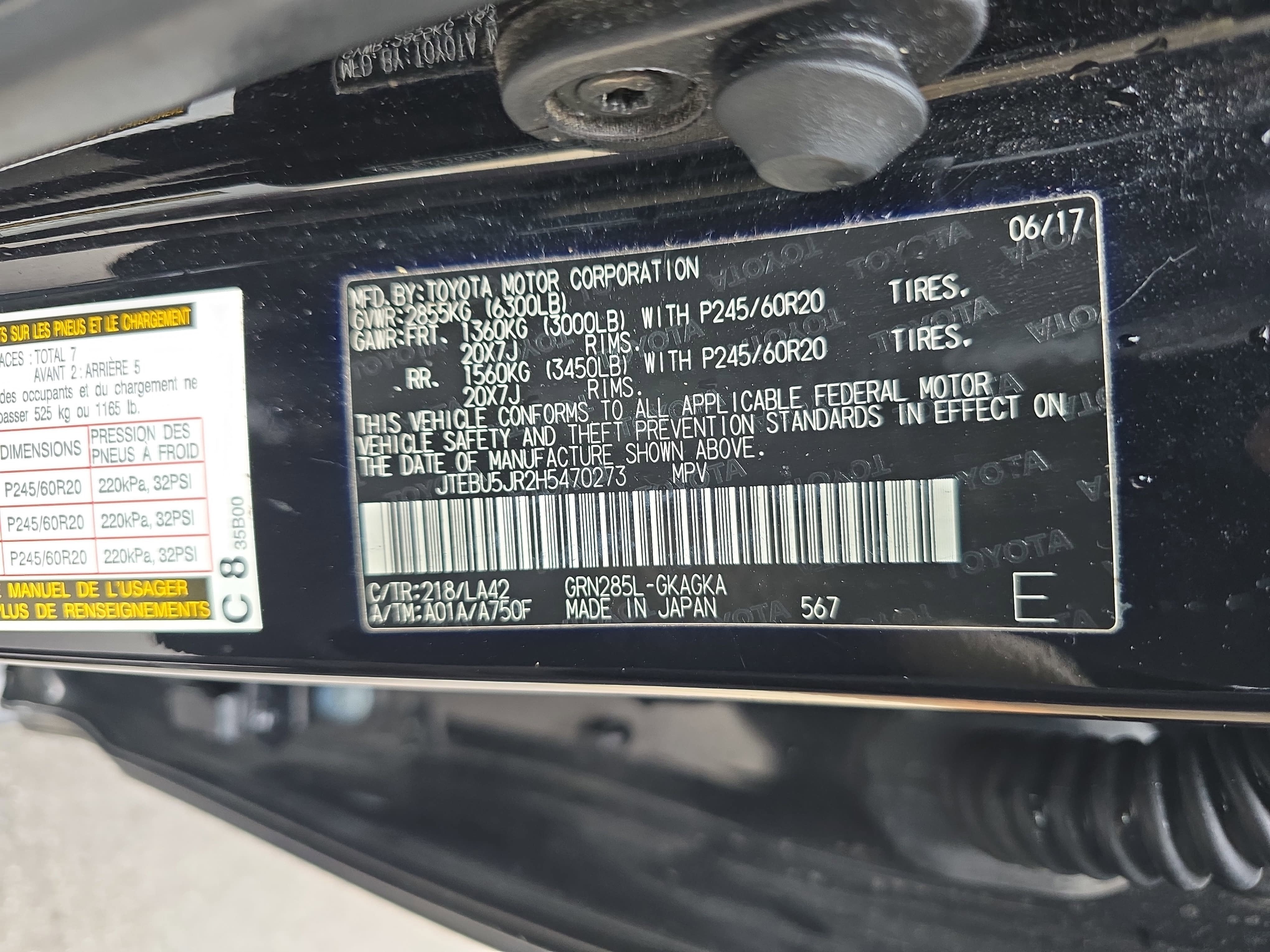 2017 Toyota 4Runner Limited