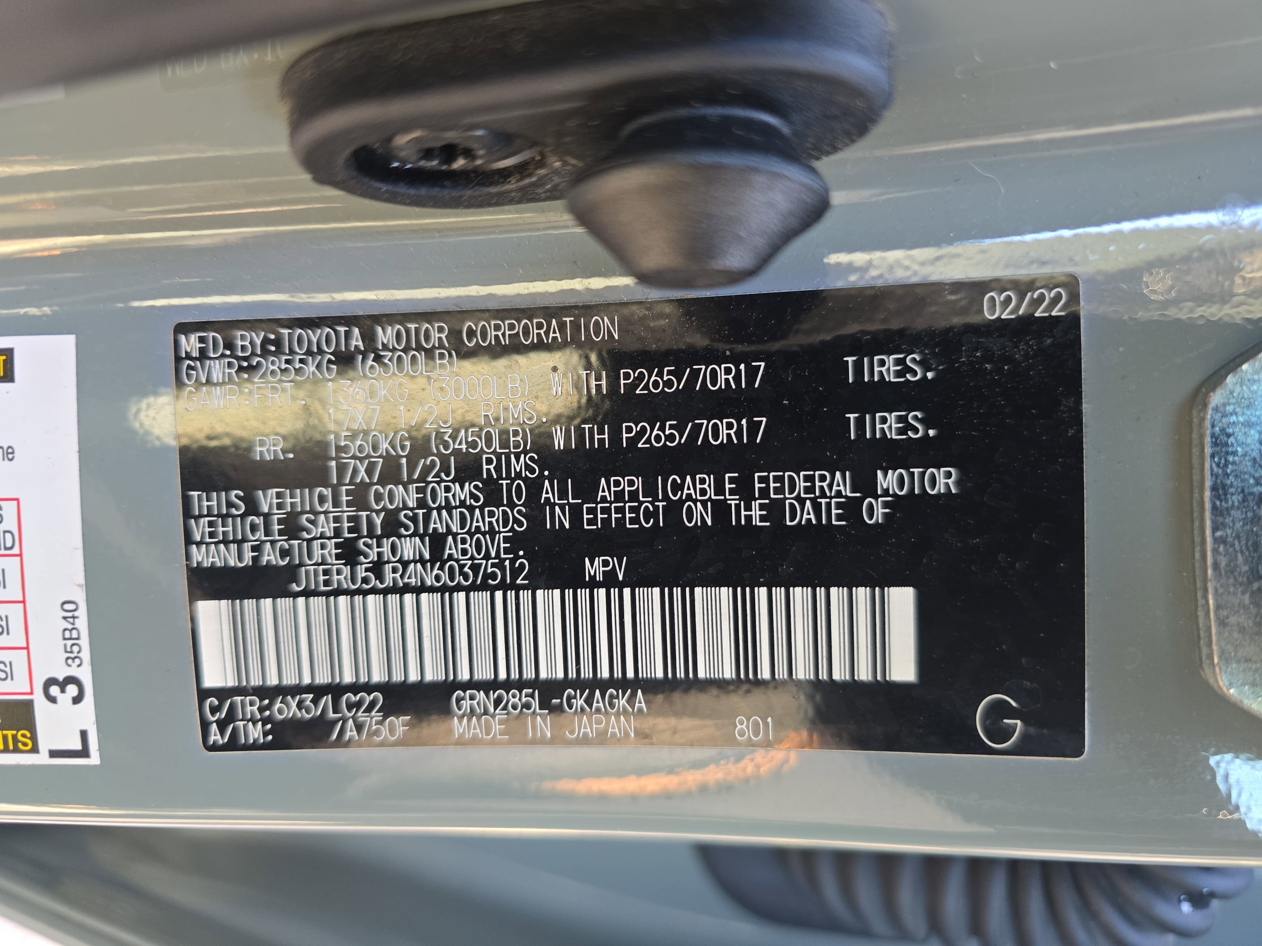 2022 Toyota 4Runner TRD Off Road Premium