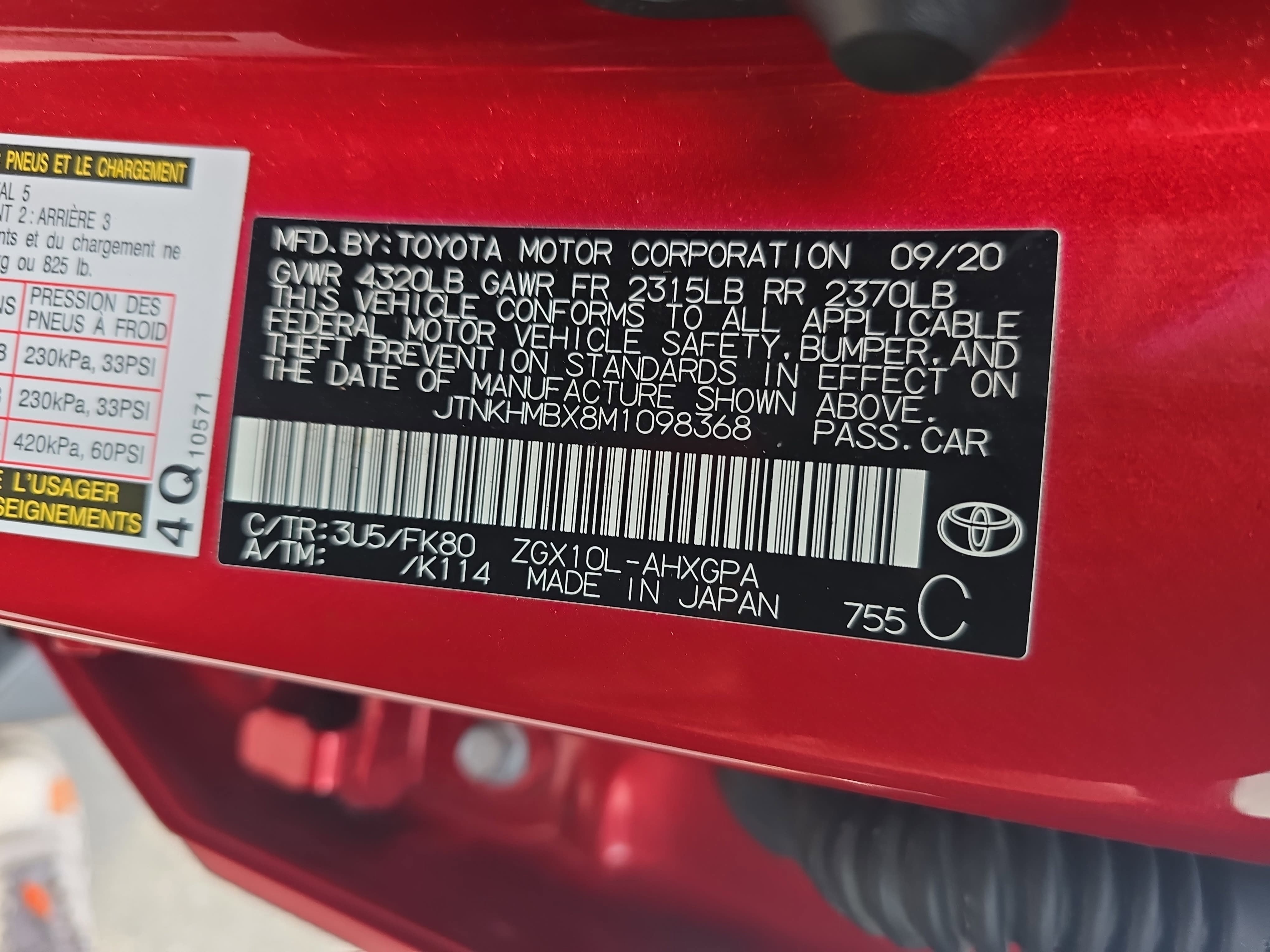 2021 Toyota C-HR XLE