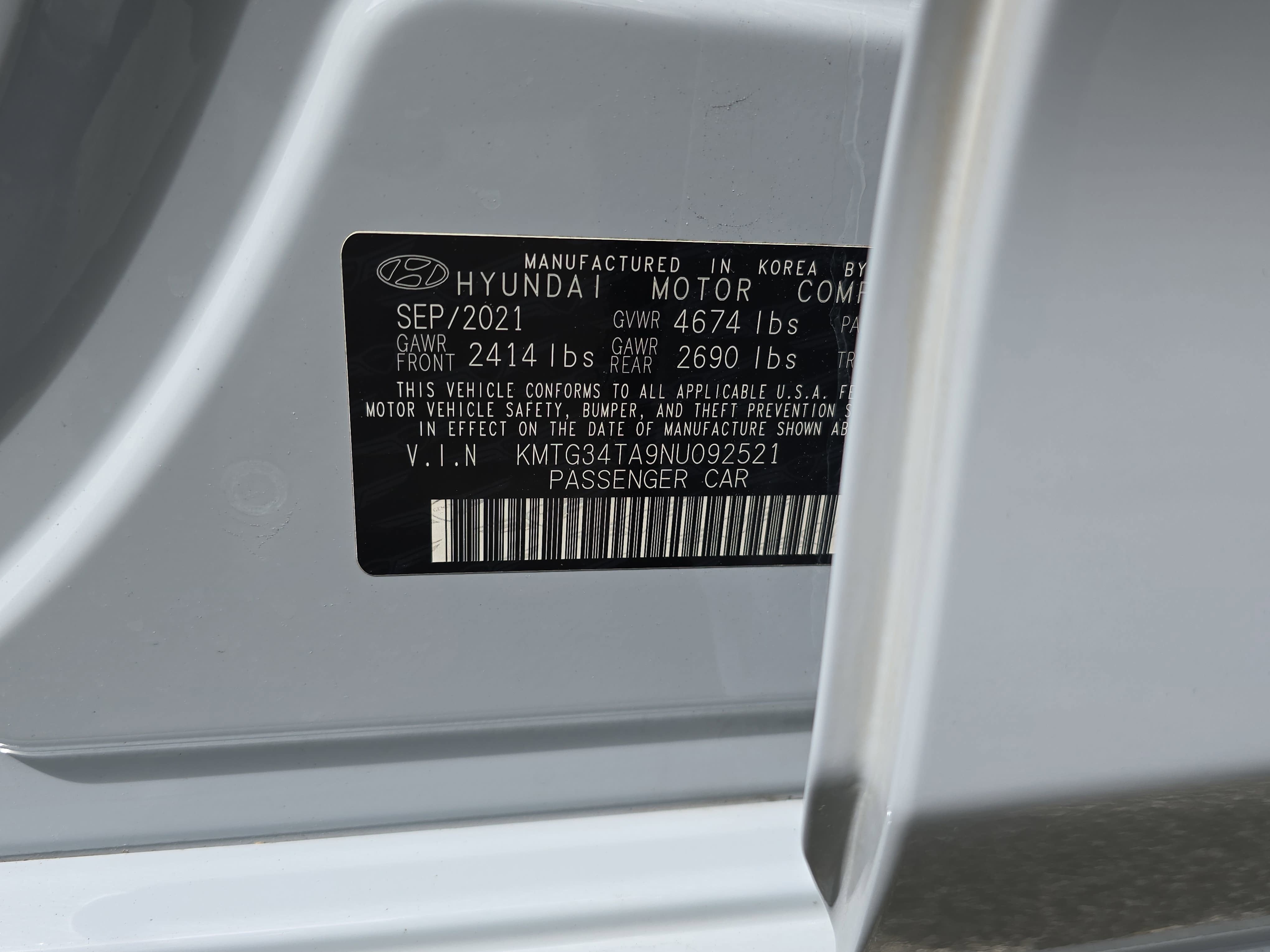 2022 Genesis G70 2.0T