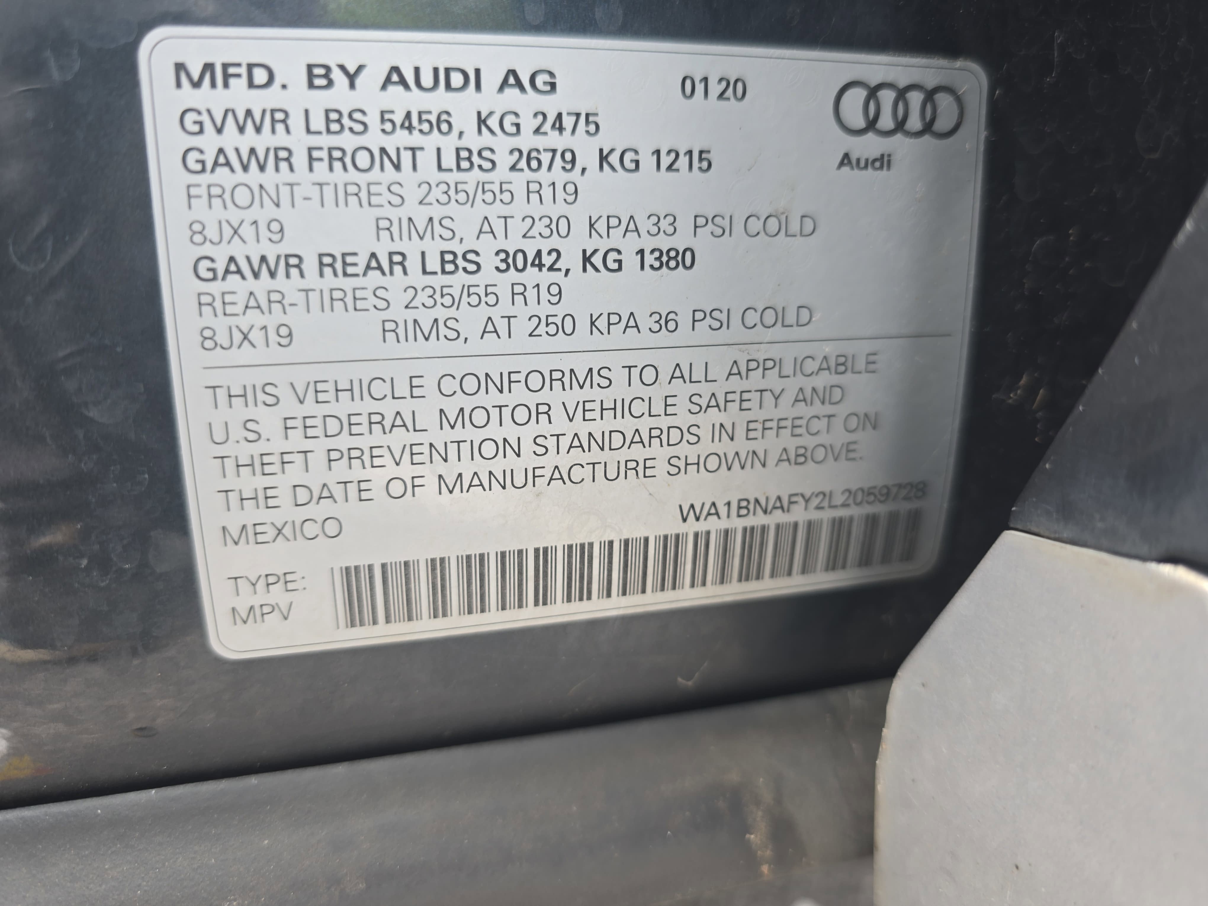 2020 Audi Q5 Premium Plus
