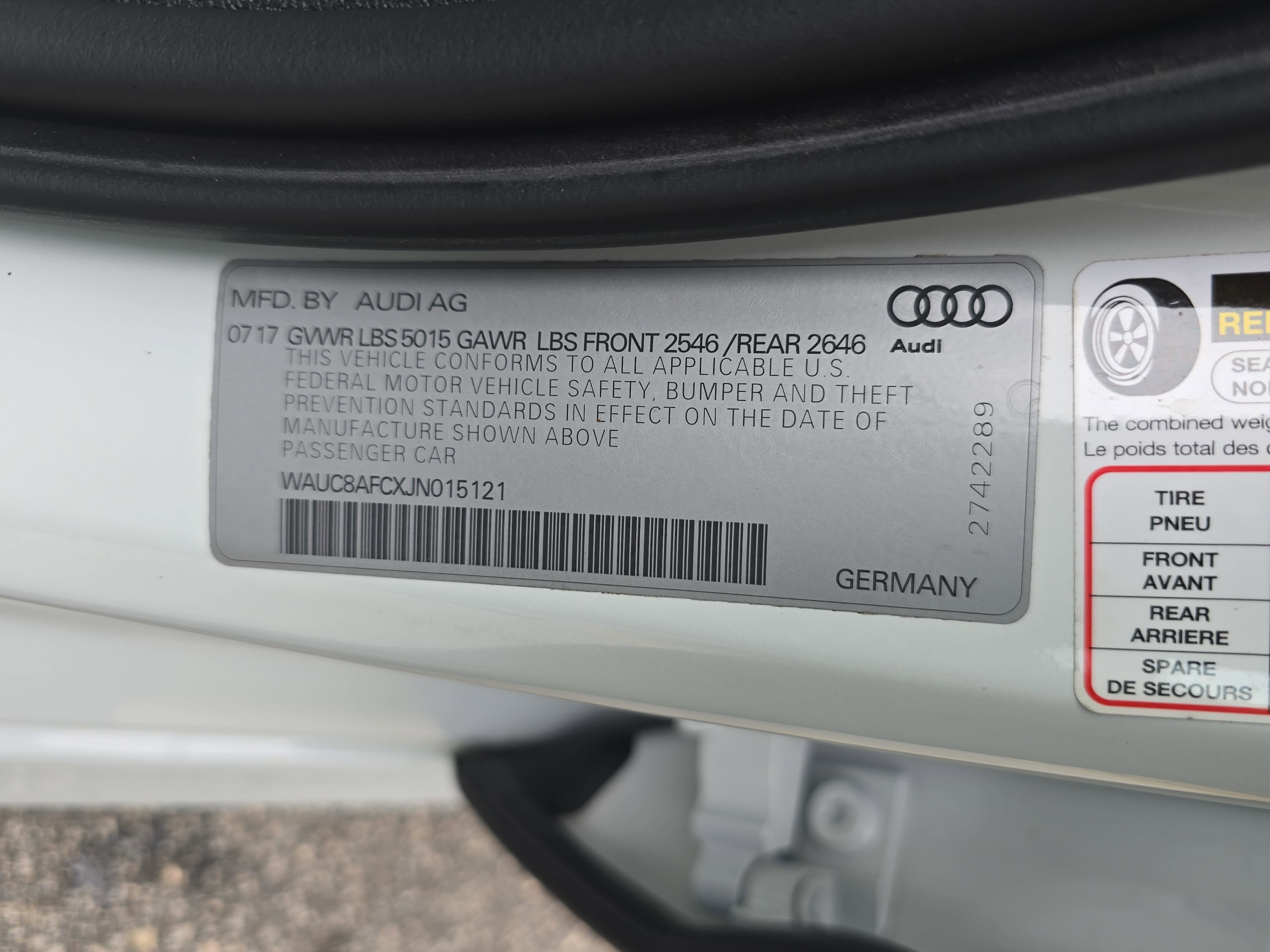 2018 Audi A6 Premium
