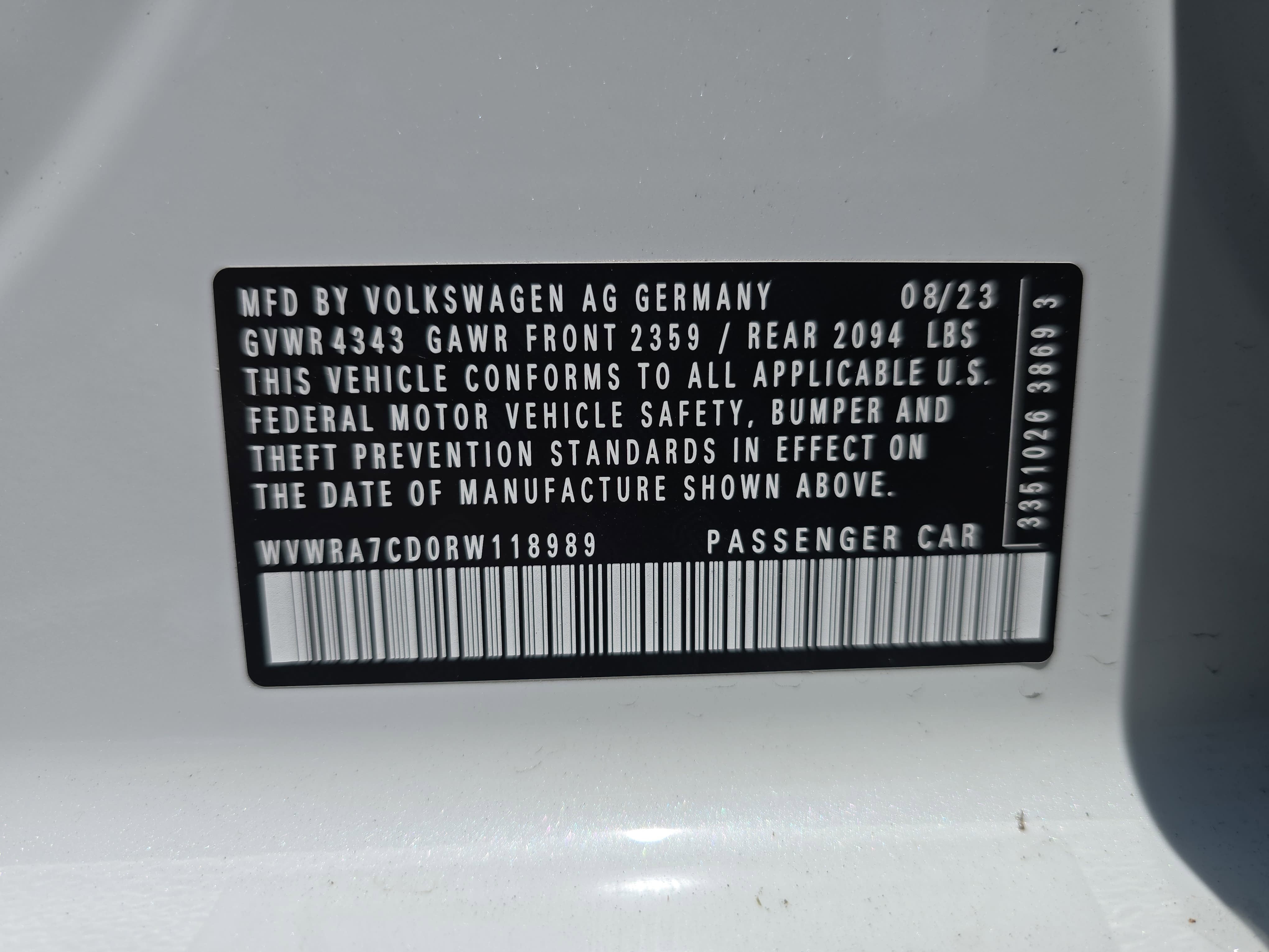 2024 Volkswagen Golf GTI SE