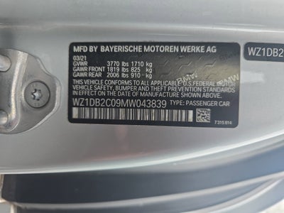 2021 Toyota Supra 2.0