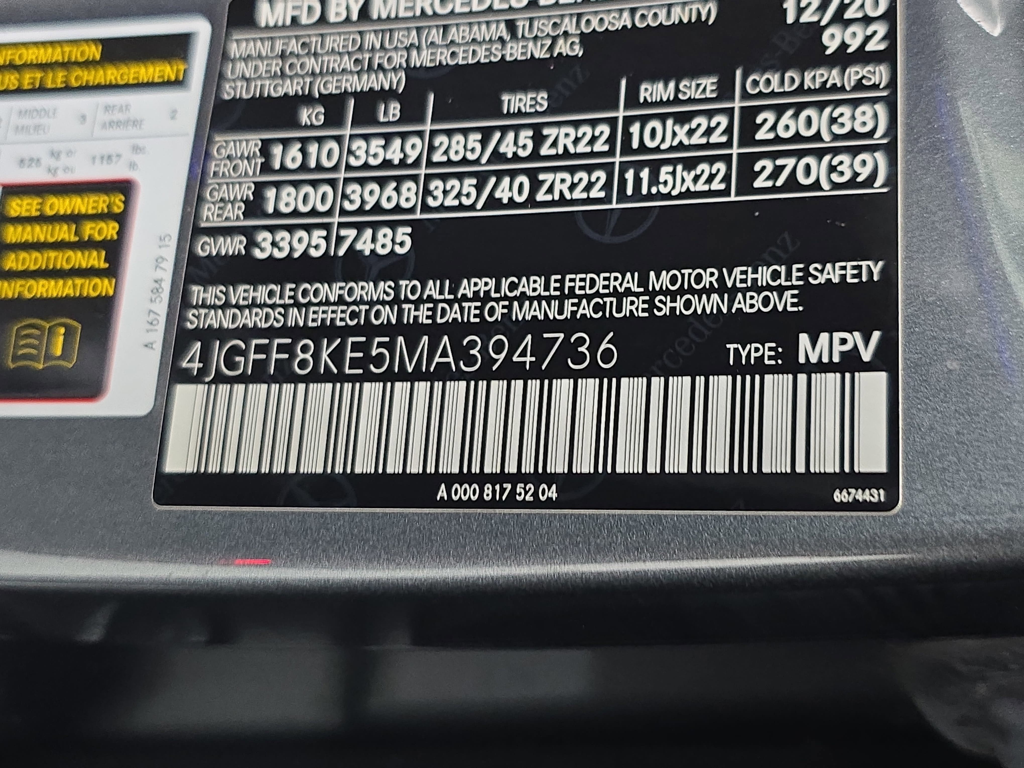 2021 Mercedes-Benz GLS AMG® GLS 63