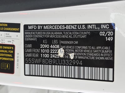 2020 Mercedes-Benz C-Class C 300