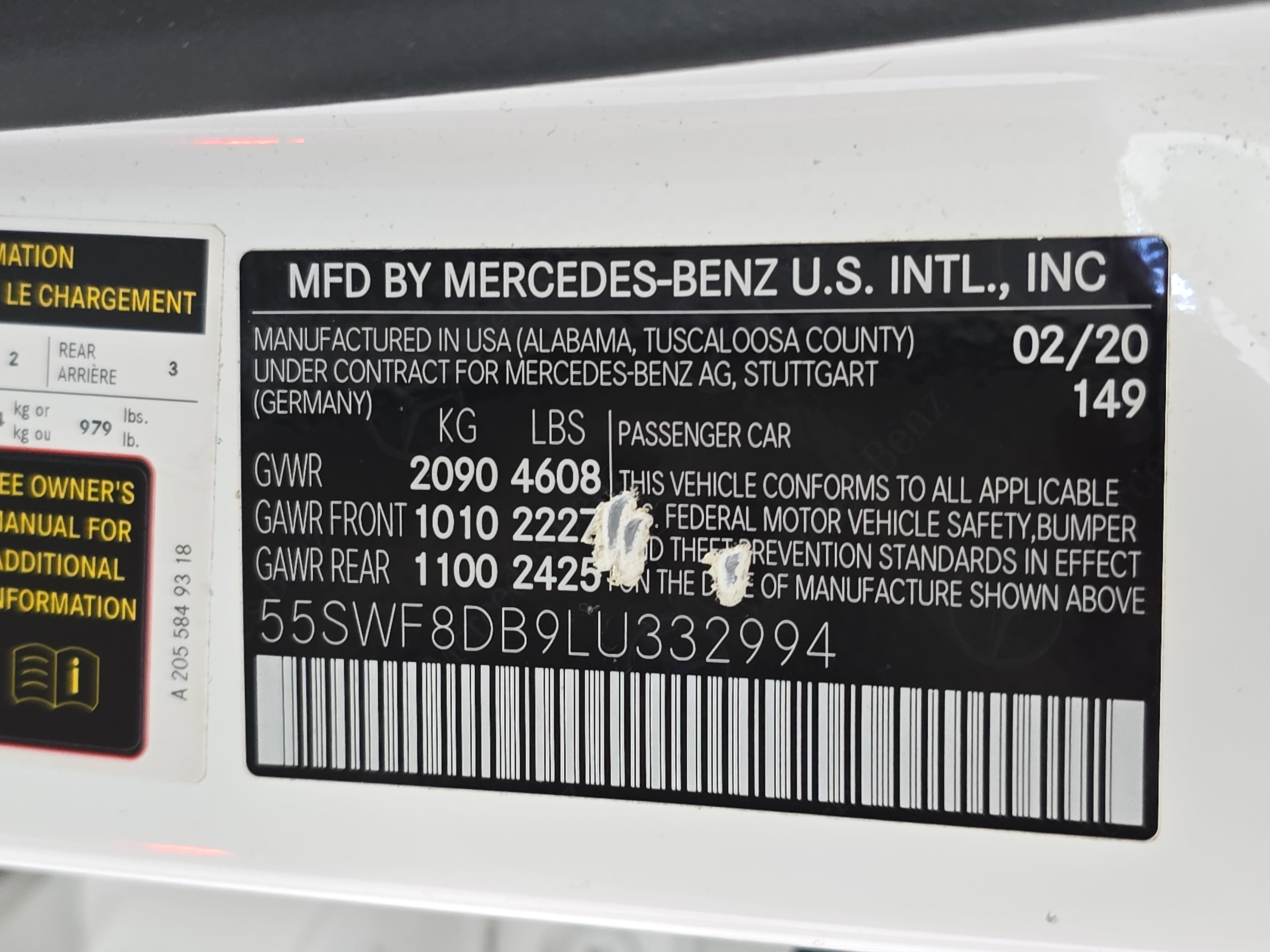 2020 Mercedes-Benz C-Class C 300