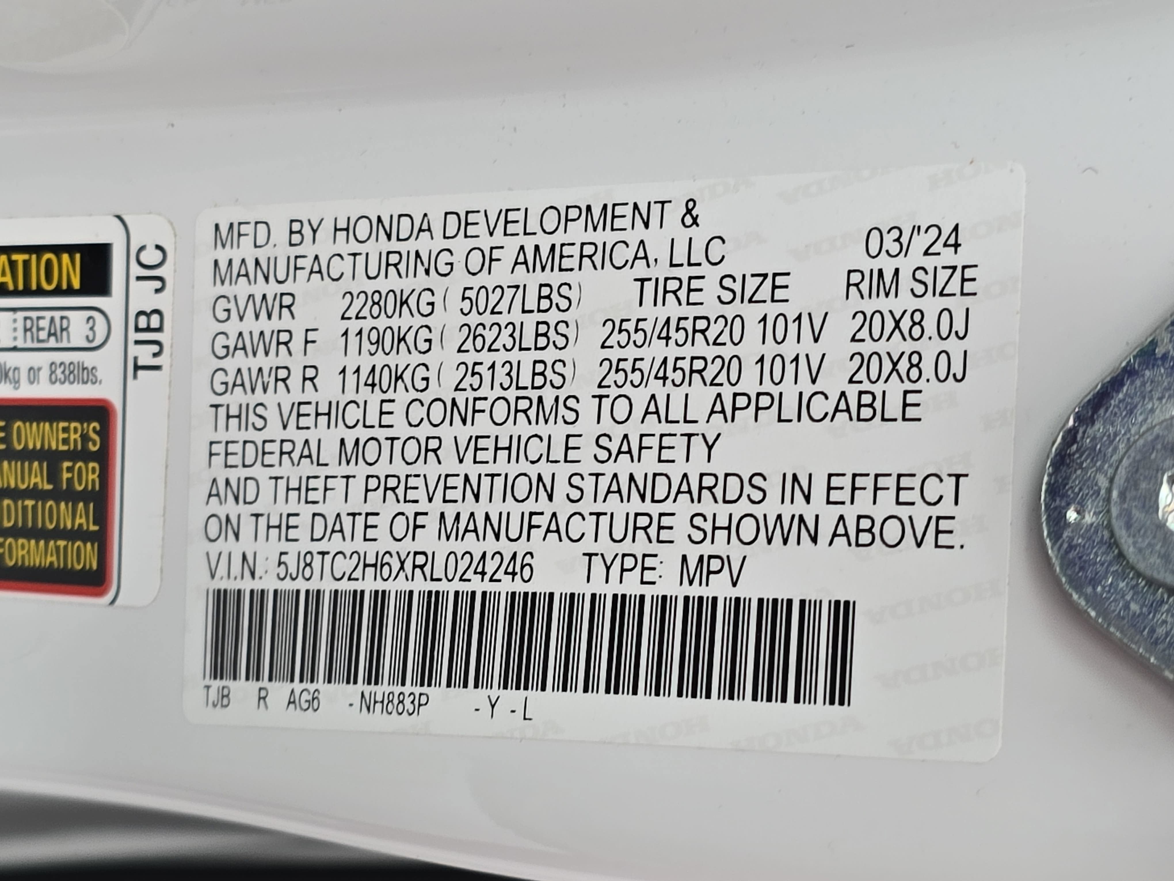 2024 Acura RDX w/A-Spec Package