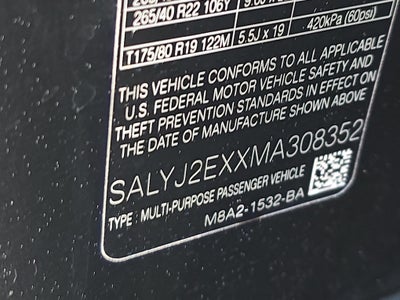 2021 Land Rover Range Rover Velar S