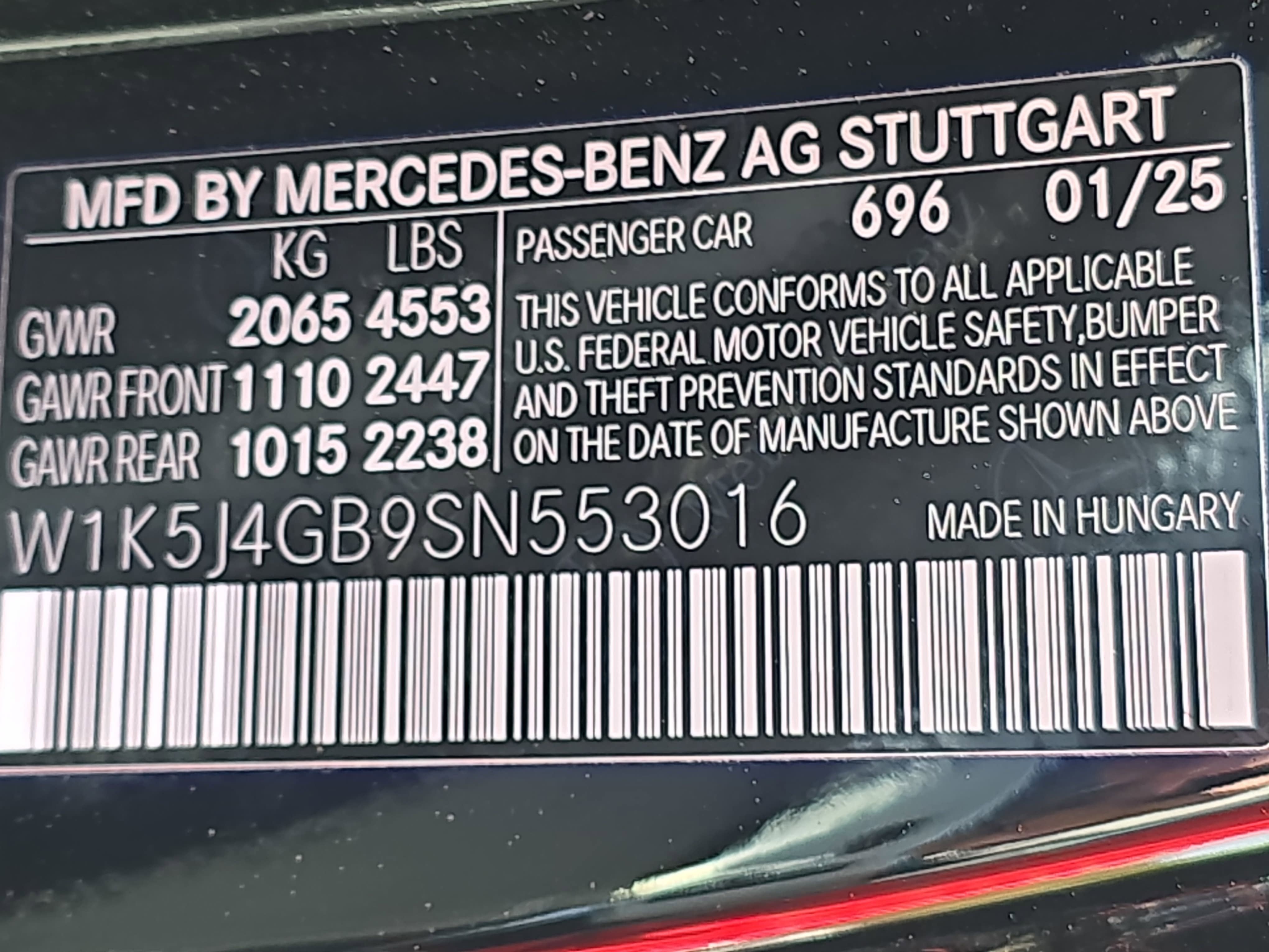 2025 Mercedes-Benz CLA CLA 250