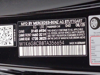 2026 Mercedes-Benz S-Class AMG® S 63 E