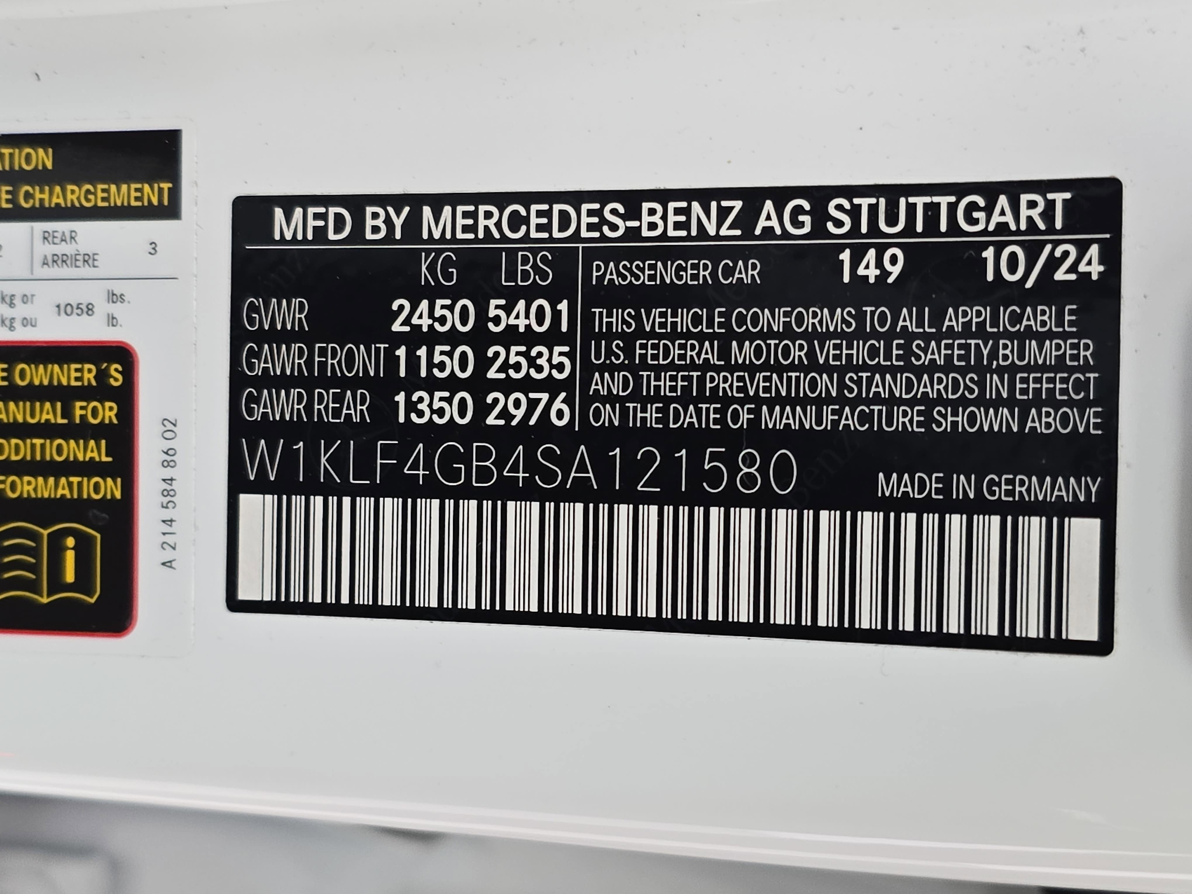 2025 Mercedes-Benz E-Class E 350