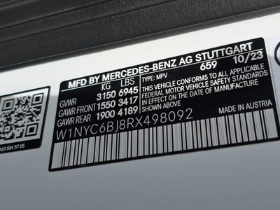 2024 Mercedes-Benz G-Class G 550