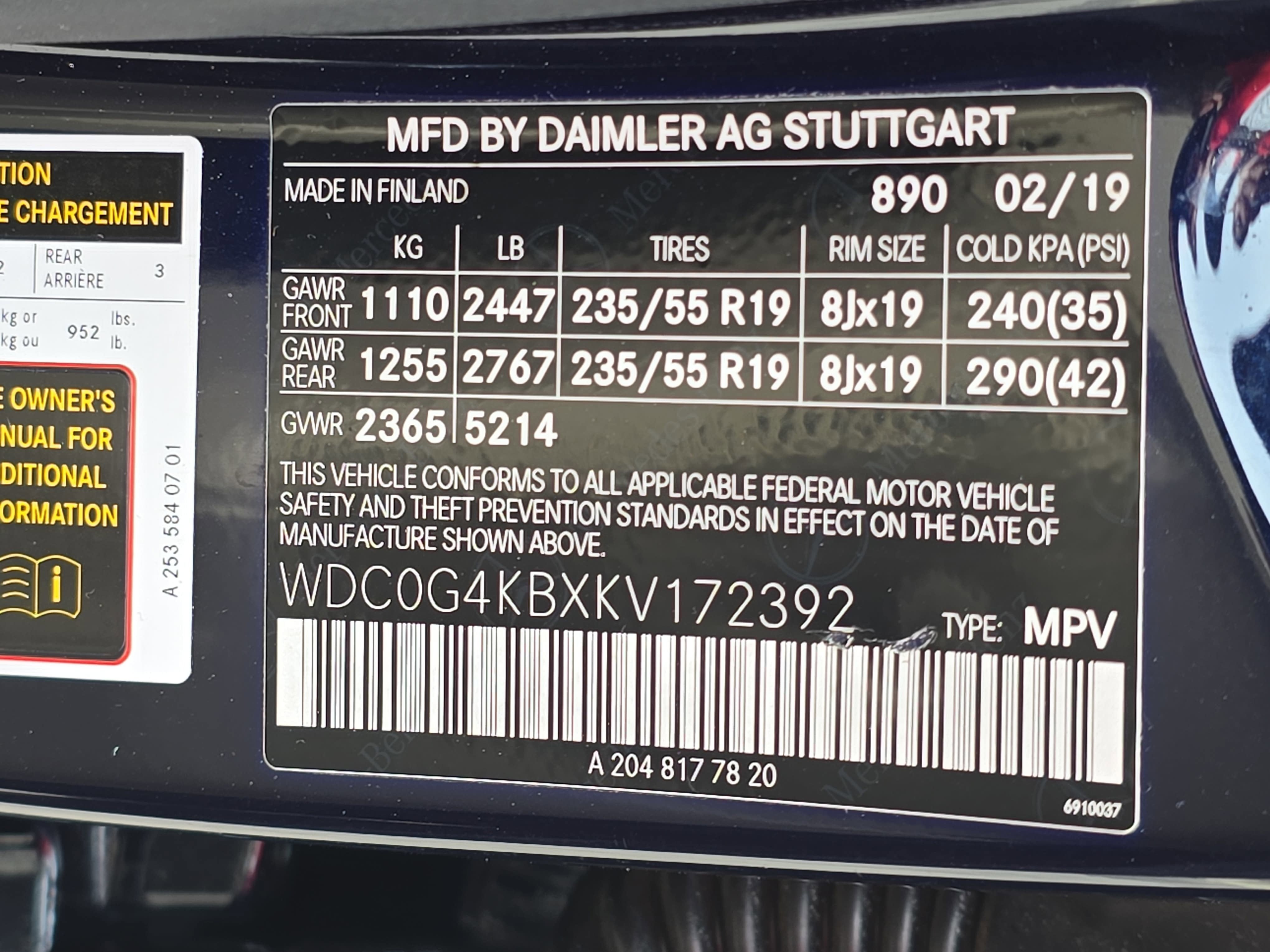 2019 Mercedes-Benz GLC GLC 300