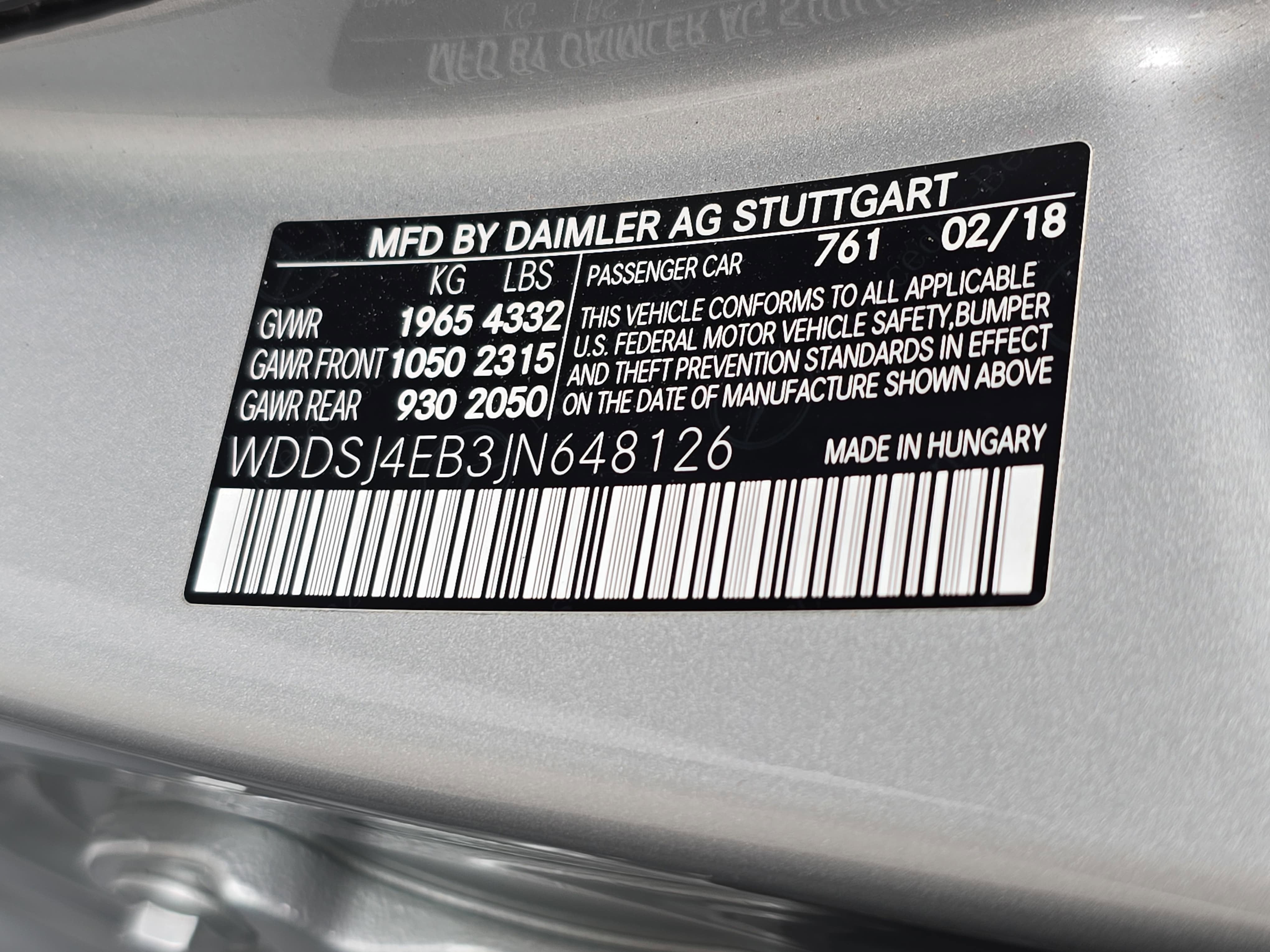 2018 Mercedes-Benz CLA CLA 250