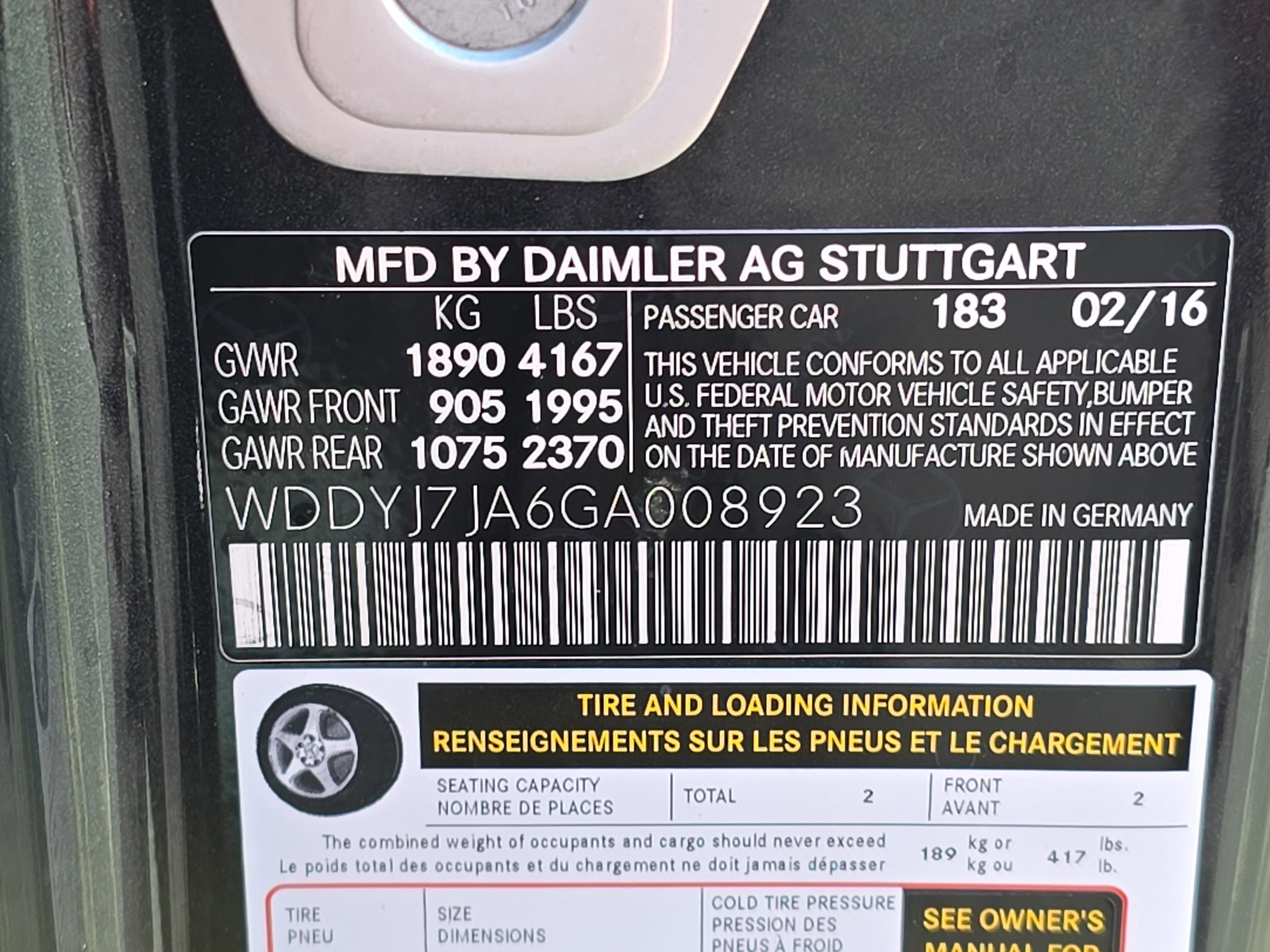 2016 Mercedes-Benz AMG® GT S