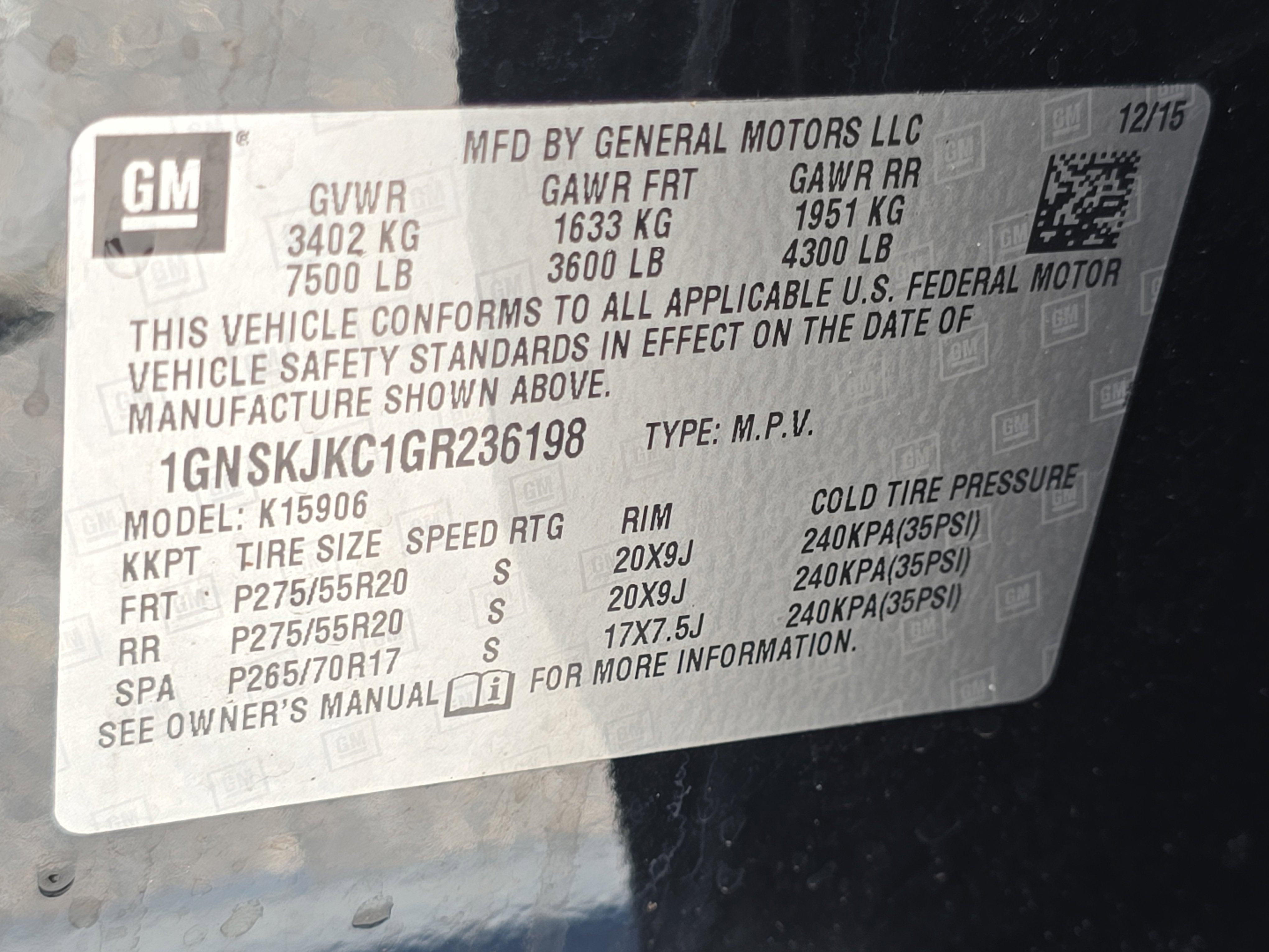 2016 Chevrolet Suburban LTZ