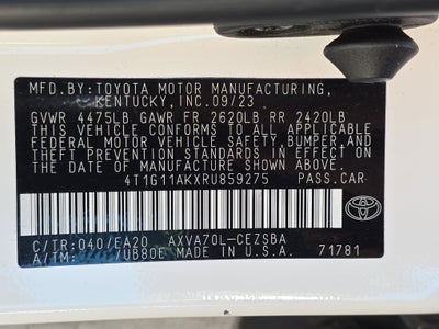 2024 Toyota Camry SE