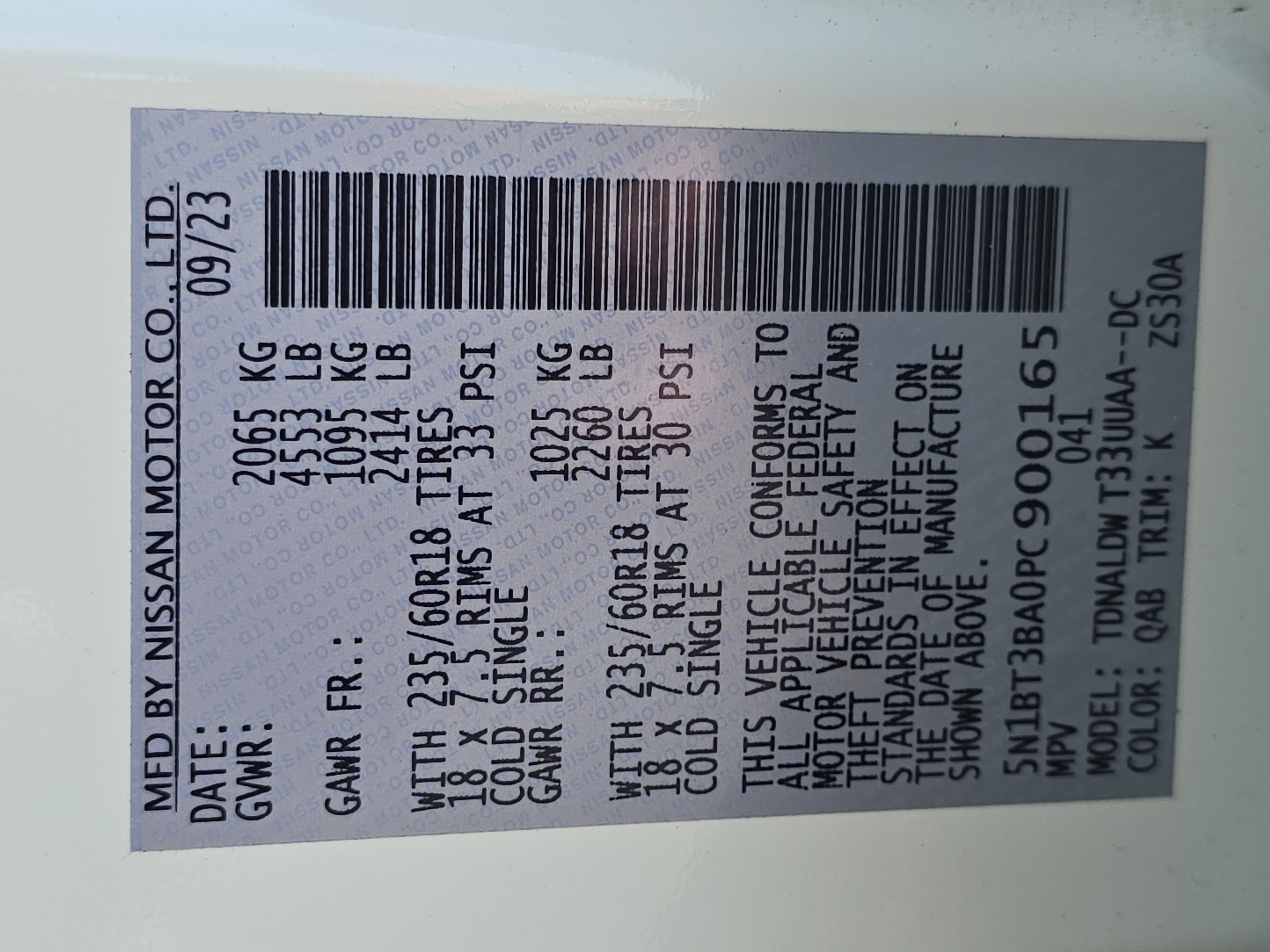 2023 Nissan Rogue SV