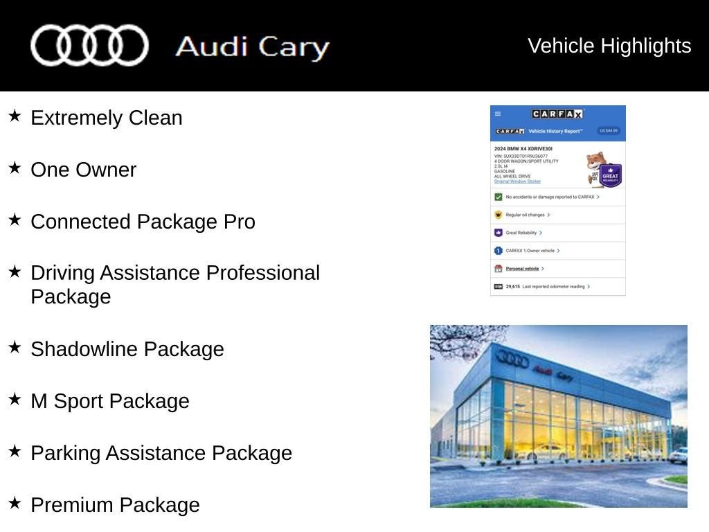 2024 BMW X4 xDrive30i