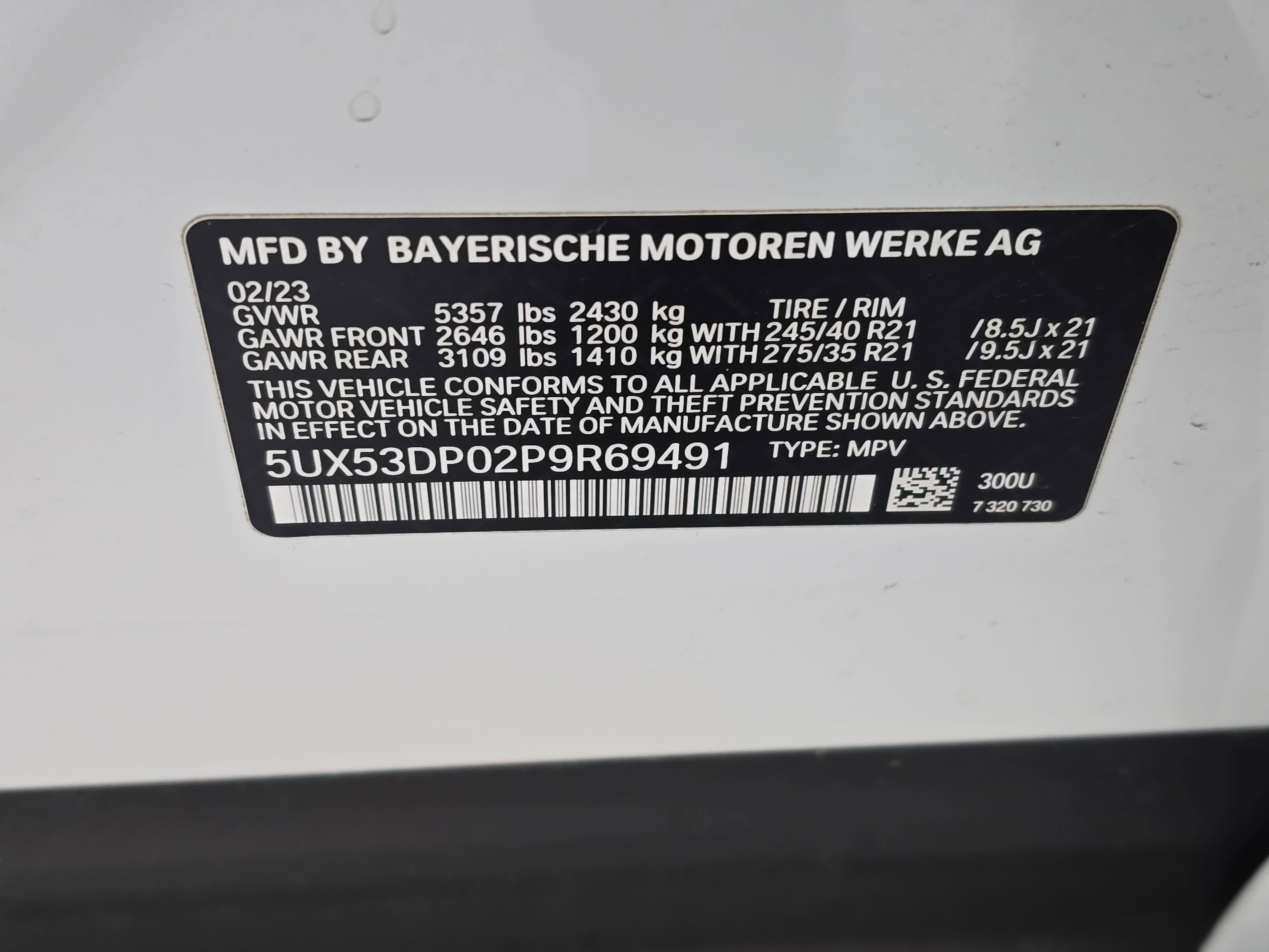 2023 BMW X3 xDrive30i