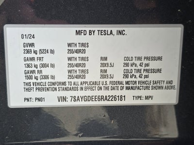 2024 Tesla Model Y Long Range