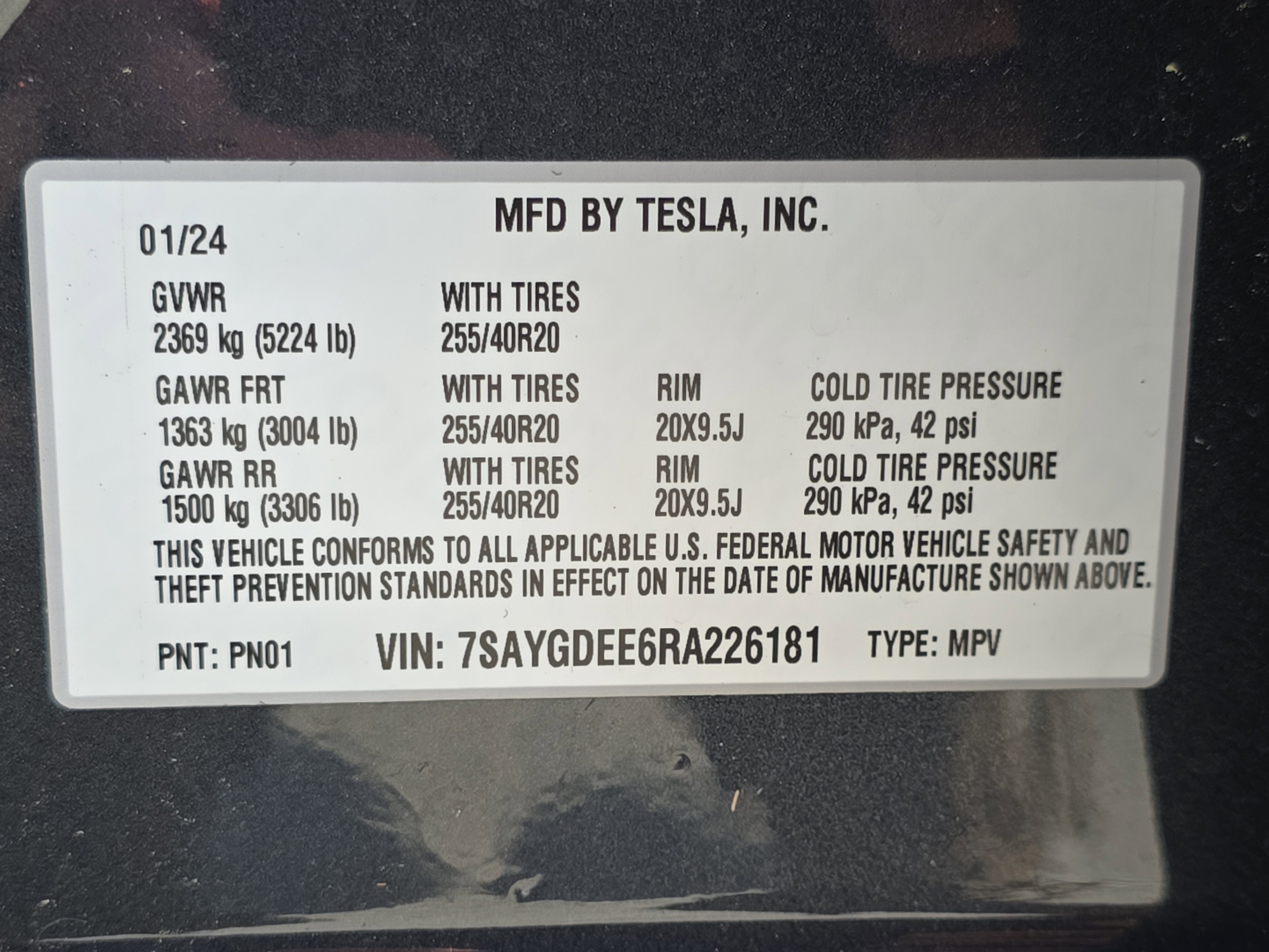 2024 Tesla Model Y Long Range