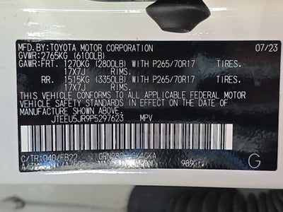 2023 Toyota 4Runner SR5