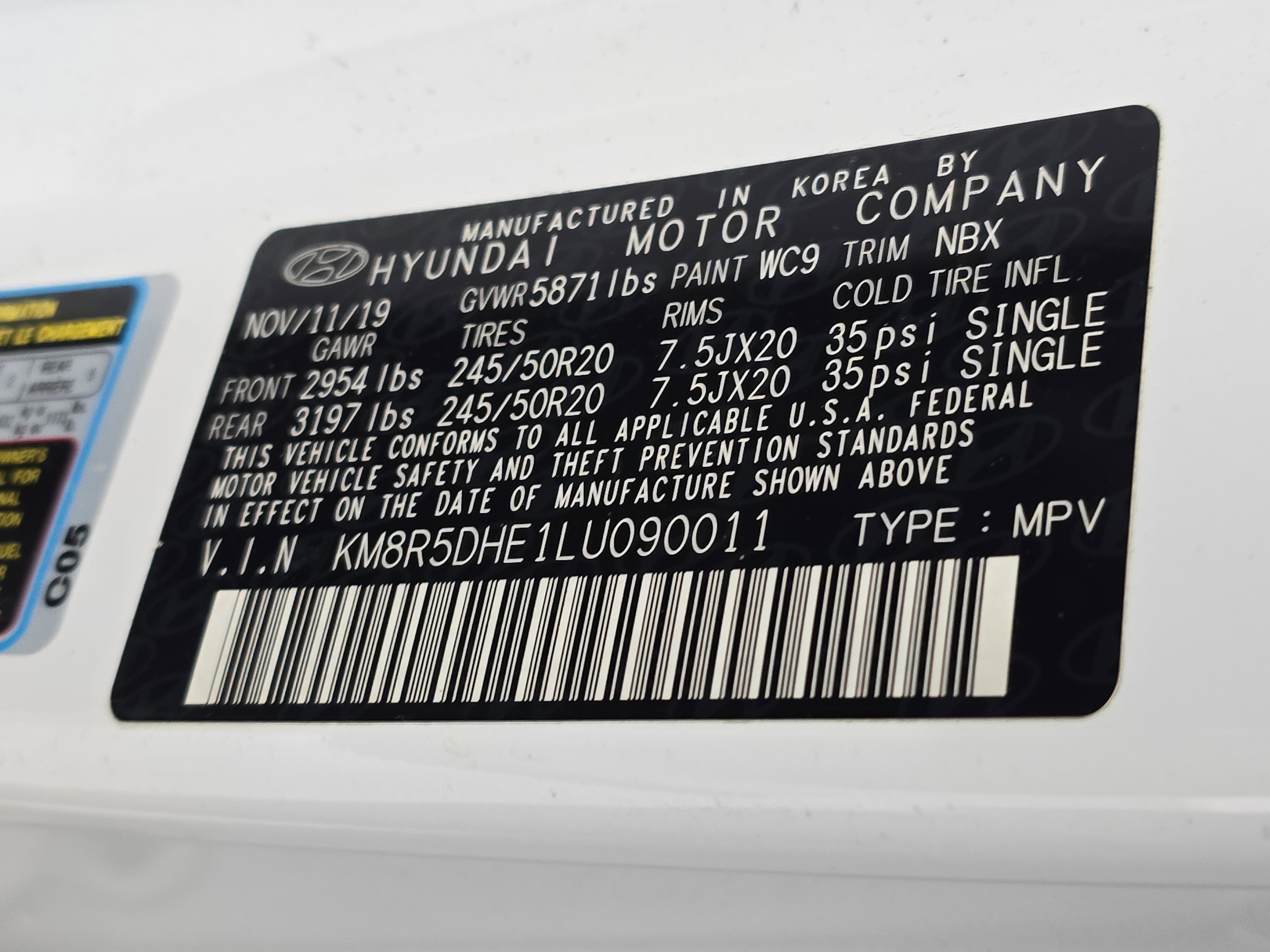 2020 Hyundai Palisade Limited