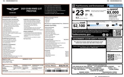 2021 Genesis GV80 2.5T