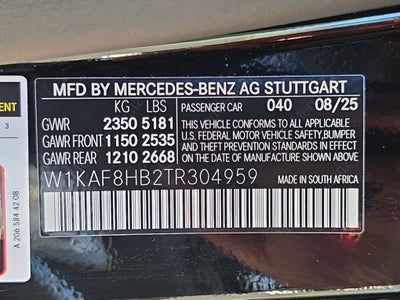 2026 Mercedes-Benz C-Class AMG® C 43