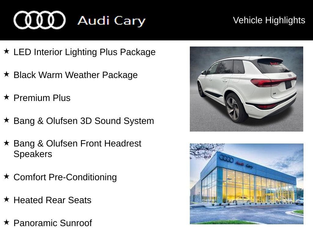 2025 Audi Q6 e-tron Premium Plus