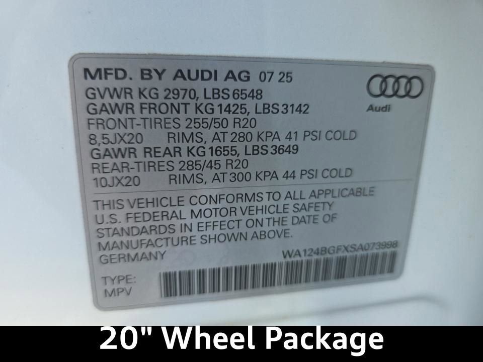 2025 Audi Q6 e-tron Premium Plus