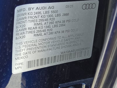 2025 Audi Q5 Prestige