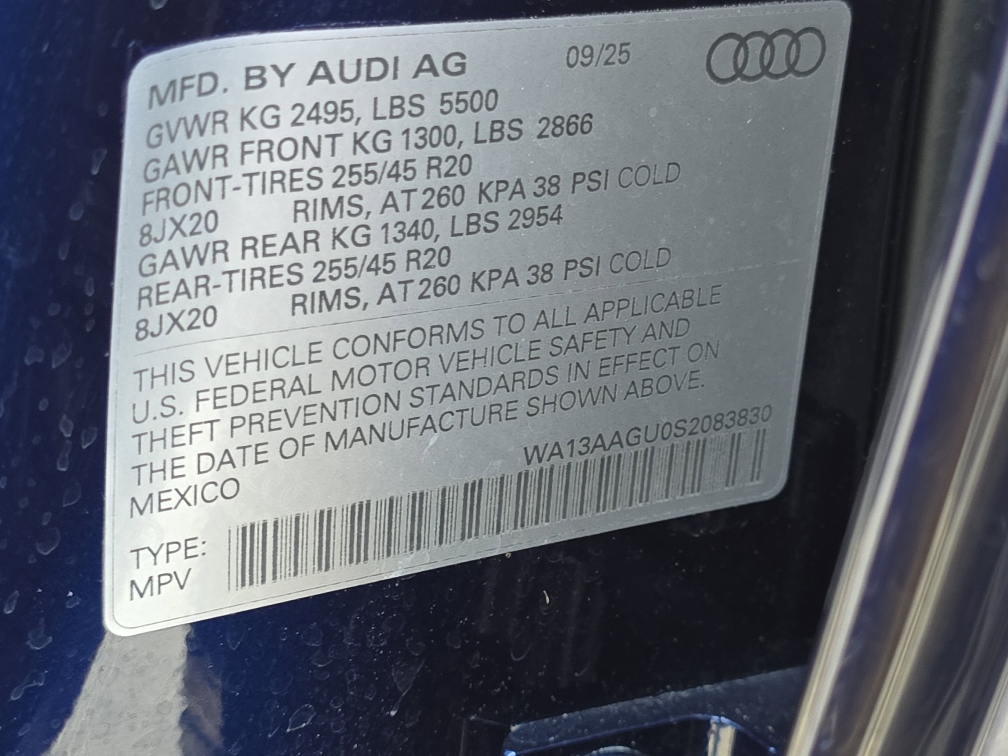 2025 Audi Q5 Prestige