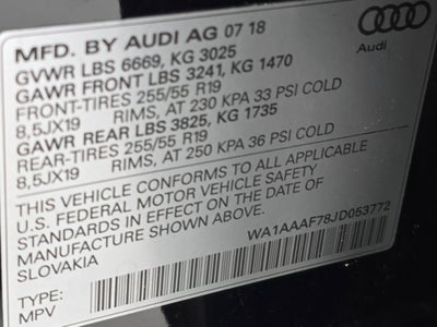 2018 Audi Q7 Premium