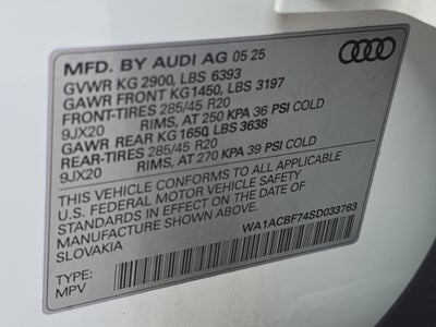 2025 Audi Q7 Premium