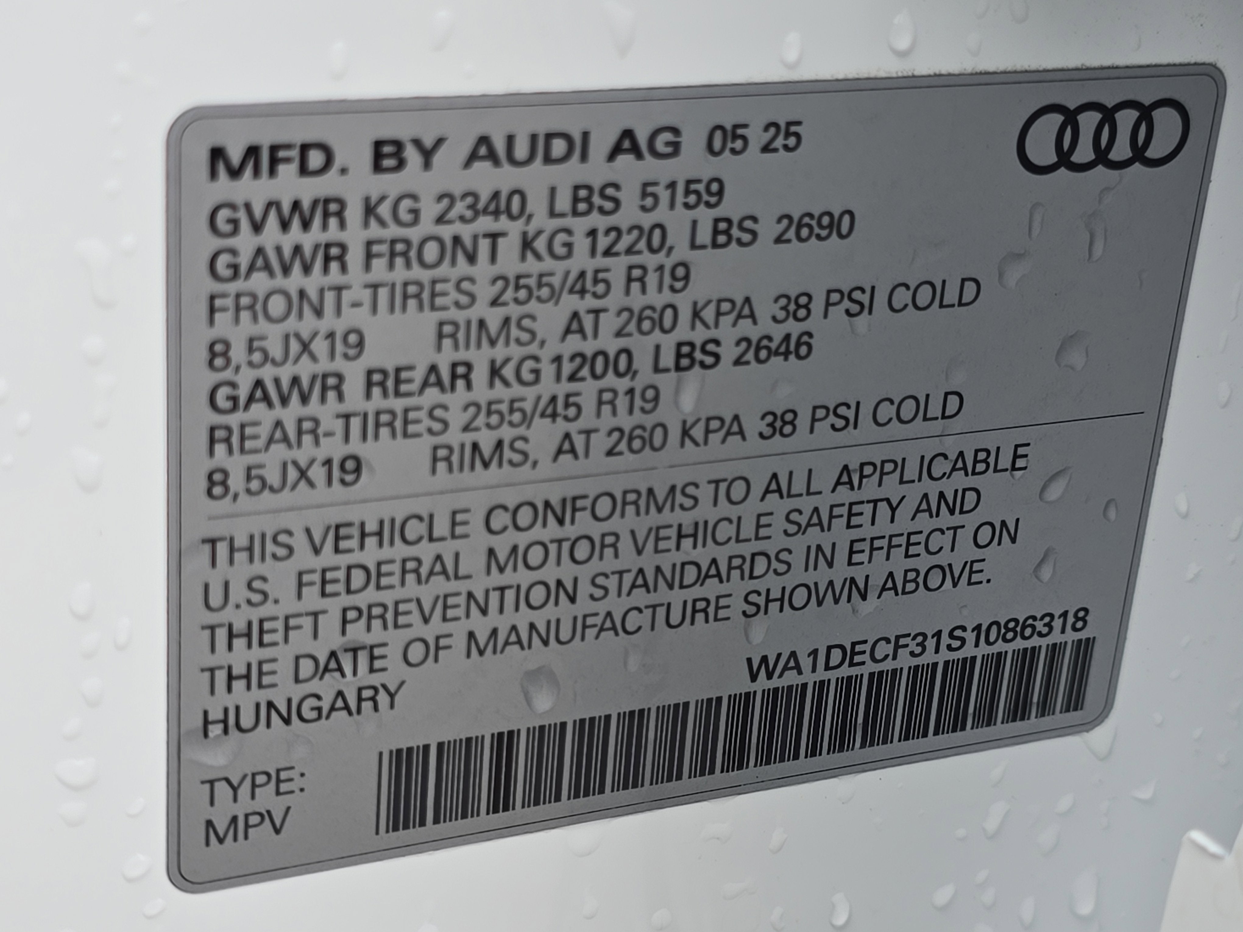 2025 Audi Q3 S line Premium