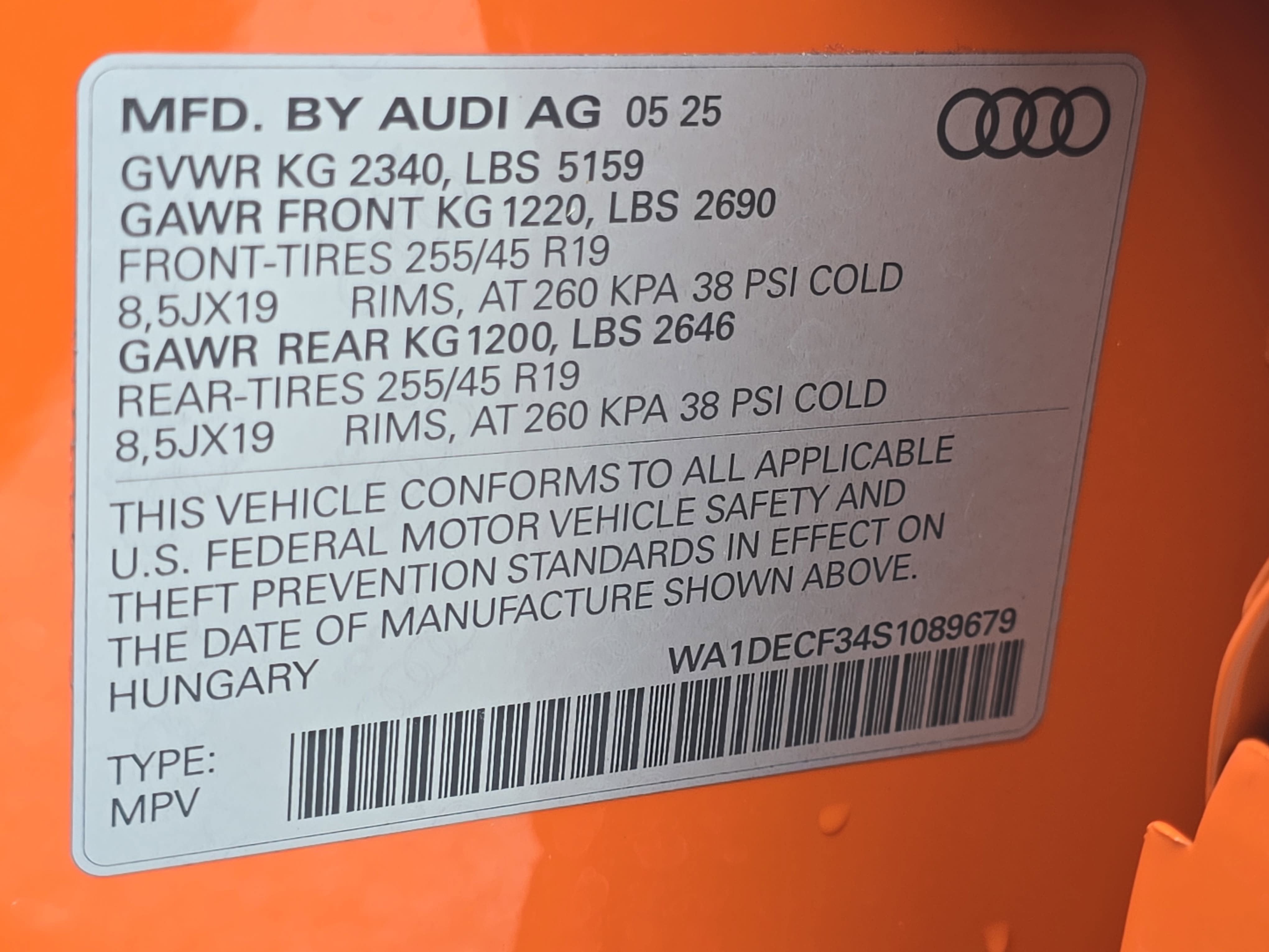 2025 Audi Q3 S line Premium
