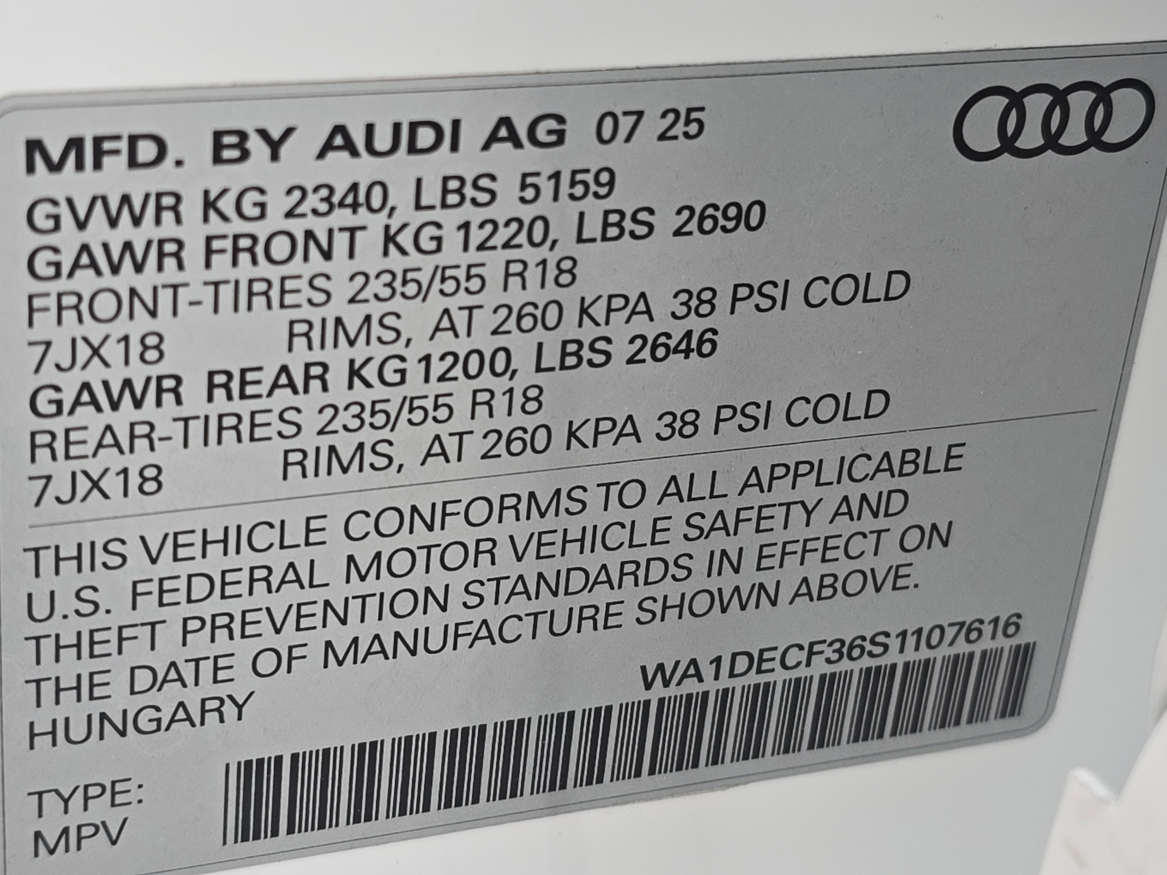 2025 Audi Q3 S line Premium