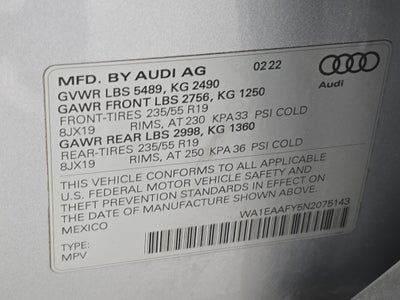 2022 Audi Q5 S line Premium Plus