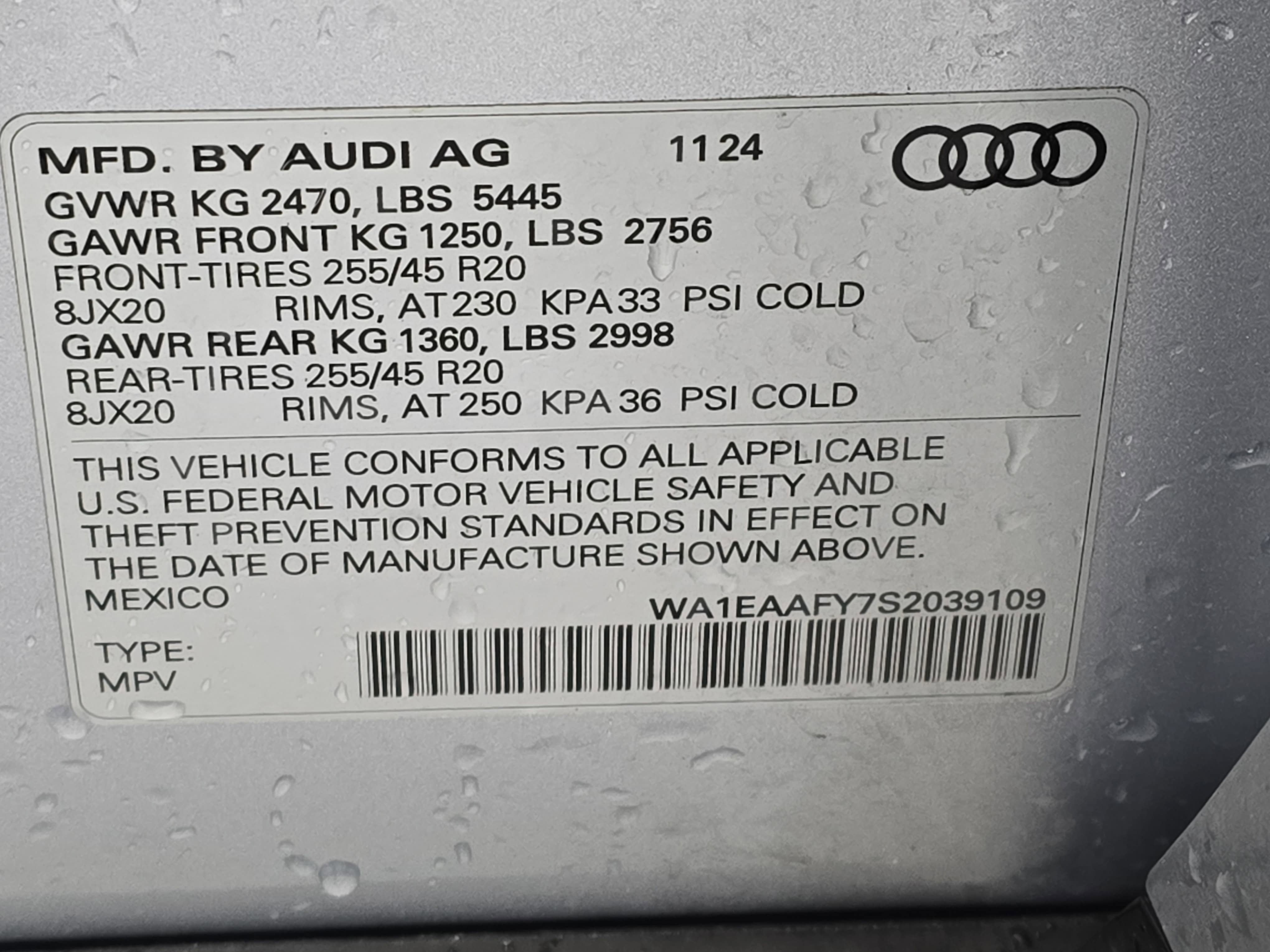 2025 Audi Q5 S line Premium Plus