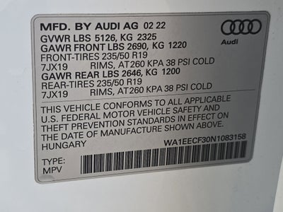 2022 Audi Q3 S line Premium Plus