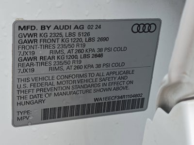 2024 Audi Q3 S line Premium Plus