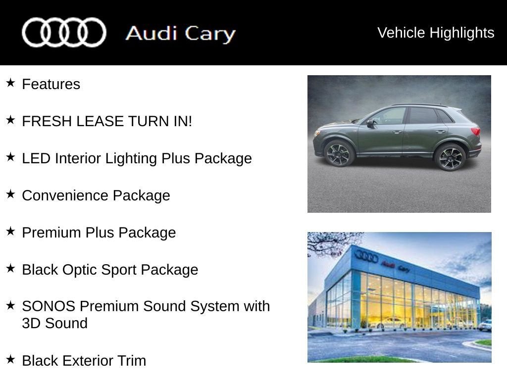 2025 Audi Q3 S line Premium Plus